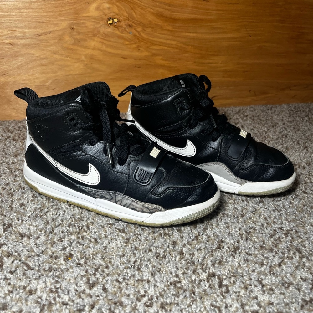 Nike Black and White Legacy 312 Kids Sneakers